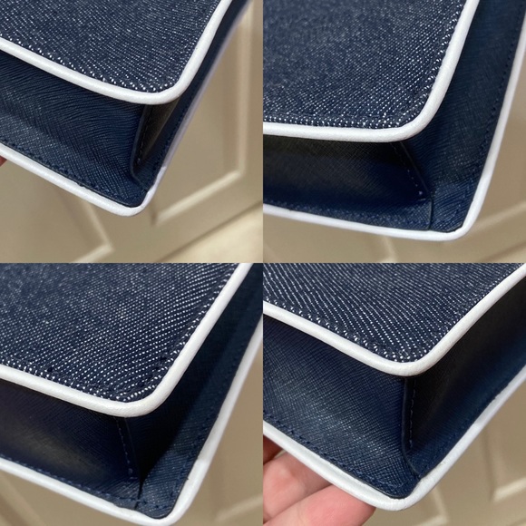 NWOT Kate Spade White Denim Crossbody Purse Bag - Picture 12 of 16